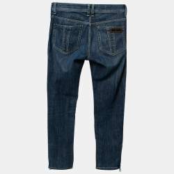 Burberry Brit Blue Denim Skinny Leg Jeans S
