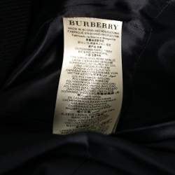 Burberry Brit Black Wool Double Breasted Coat S