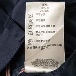 Burberry Brit Navy Blue Cotton Knee-Length Shorts S  