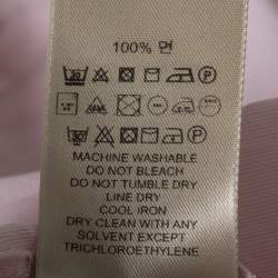 Pre Owned Burberry Brit Pink Cotton Button Front Shirt M