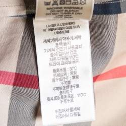 Burberry Brit Beige Nova Check Cotton Long-Sleeve Shirt M 