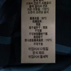 مملوكة مسبقًا Burberry Brit Blue Nova Check Cotton Long-Sleeve Shirt M