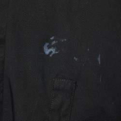 Pre Owned Burberry Brit Black Stretch Cotton Long Sleeve Shirt S