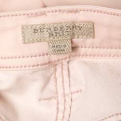 Pre Owned Burberry Brit Pink Cotton Bayswatcher Slim Fit Pants M Waist 28"