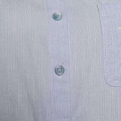 Pre Owned Burberry Brit Blue Striped Cotton Dolman Sleeve Shirt XL