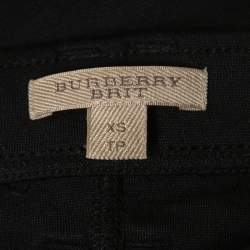 Burberry Brit Black Knit Bayswater Legging Jeans XS