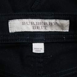 Pre Owned Burberry Brit Black Denim Skinny Jeans S Waist 27"