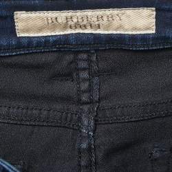 Burberry Brit Dark Blue Denim Skinny Low-Rise Jeans S Waist 27"