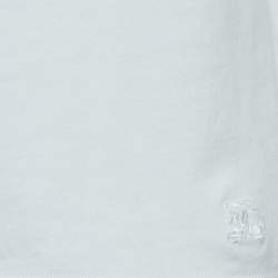 Pre Owned Burberry Brit White Cotton Pique Polo T-Shirt L
