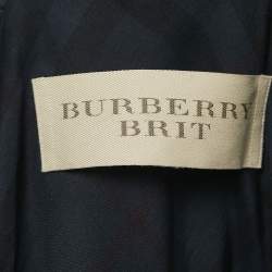 Burberry Brit Black Wool Oversized Coat M