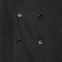 Burberry Brit Black Wool Oversized Coat M