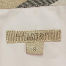 مملوكة مسبقًا Burberry Brit Light Pink Cotton Button Front Shirt S