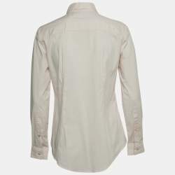 مملوكة مسبقًا Burberry Brit Light Pink Cotton Button Front Shirt S