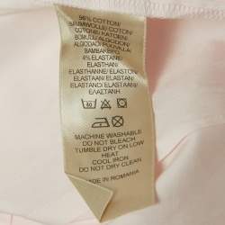 مملوكة مسبقًا Burberry Brit Light Pink Cotton Button Front Shirt S