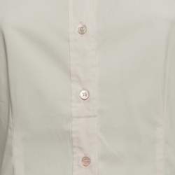 مملوكة مسبقًا Burberry Brit Light Pink Cotton Button Front Shirt S