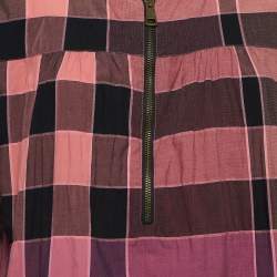 Burberry Brit Pink Checked Cotton Tunic M