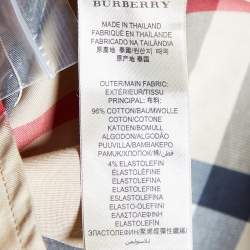 Burberry Brit Beige Nova Checks Cotton Shirt S