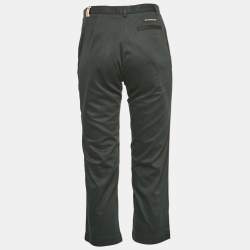 Pre Owned Burberry Golf Black Cotton Capris Trousers M