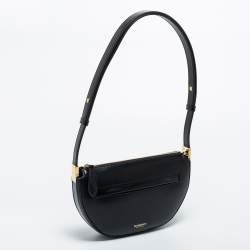 Burberry Black Leather Mini Olympia Leather Shoulder Bag