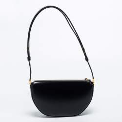 Burberry Black Leather Mini Olympia Leather Shoulder Bag