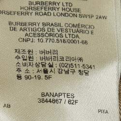 Pre Owned Burberry London Brown Wool Double Breasted Belt Detail Over Coat S