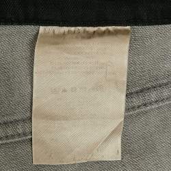 Pre Owned Burberry London Grey Denim Straight Leg Jeans S Waist 28"