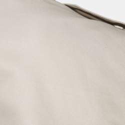 Pre Owned Burberry London Light Beige Gabardine Double Breasted Trench Coat S