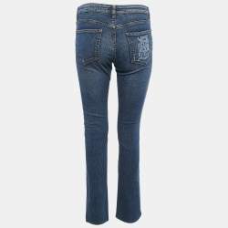 Pre Owned Burberry London Blue Denim Flared Jeans S Waist 27"