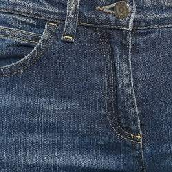 Pre Owned Burberry London Blue Denim Flared Jeans S Waist 27"