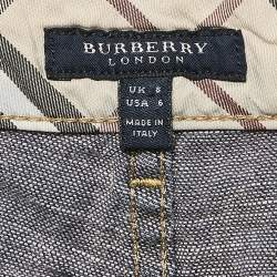 Pre Owned Burberry London Blue Denim Flared Jeans S Waist 27"