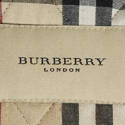 Burberry London Black Button Front Quilted Jacket M