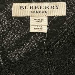 Burberry London Black Lace Top M