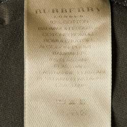 Burberry Dark Green Logo Embossed Cotton Knit T-Shirt XL