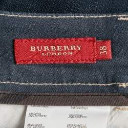 Pre Owned Burberry London Vintage Blue Denim Jeans S Waist 28"