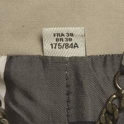 Pre Owned Burberry London Beige Gabardine Trench Coat S