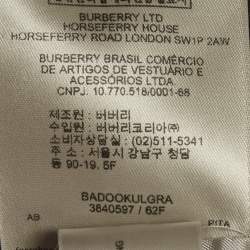 Pre Owned Burberry London Beige Gabardine Trench Coat S