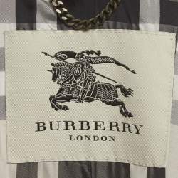 Pre Owned Burberry London Beige Gabardine Trench Coat S