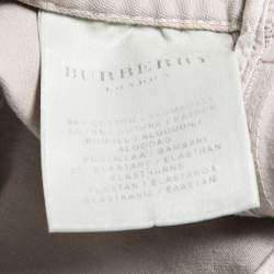 Burberry London Beige Cotton Military Style Jacket S