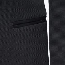 Pre Owned Burberry London Black Wool Single Button Blazer S