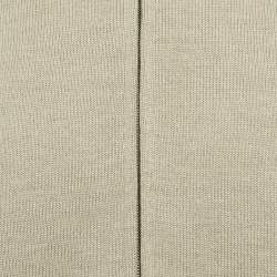 Pre Owned Burberry London Beige Merino Wool Zip-Up Sweater L