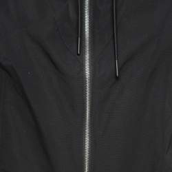 Pre Owned Burberry London Black Askern Horseferry Square Print Technical Cotton Jacket S