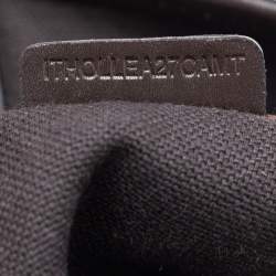 Pre Owned Burberry Brown/Beige Haymarket Check Coated Canvas and Leather Small Northfield Tote