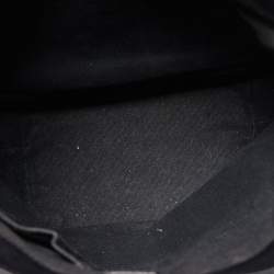 Pre Owned Burberry Black Leather Bucket Bag