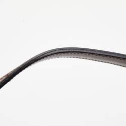 Pre Owned Burberry Brown House Check Canvas and Leather Dutton Hobo