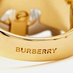 Burberry TB Two Tone Ring Size 52