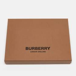 Pre Owned Burberry Archive Beige Triple Checks Stripe Montage Print Silk Scarf