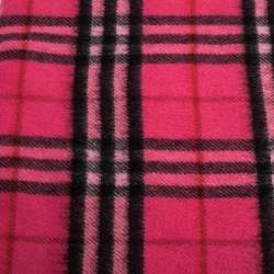 مملوكة مسبقًا Burberry Bright Pink Classic Vintage Check Cashmere Scarf