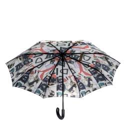 Pre Owned مظلة بربري ترغالفار نايلون متعدد الألوان