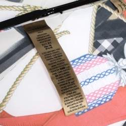 Pre Owned مظلة بربري ترغالفار نايلون متعدد الألوان