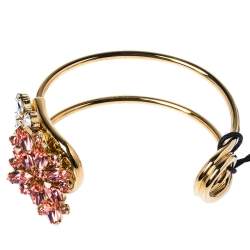 Pre Owned سوار بربري ديزي كريستال ذهبي اللون